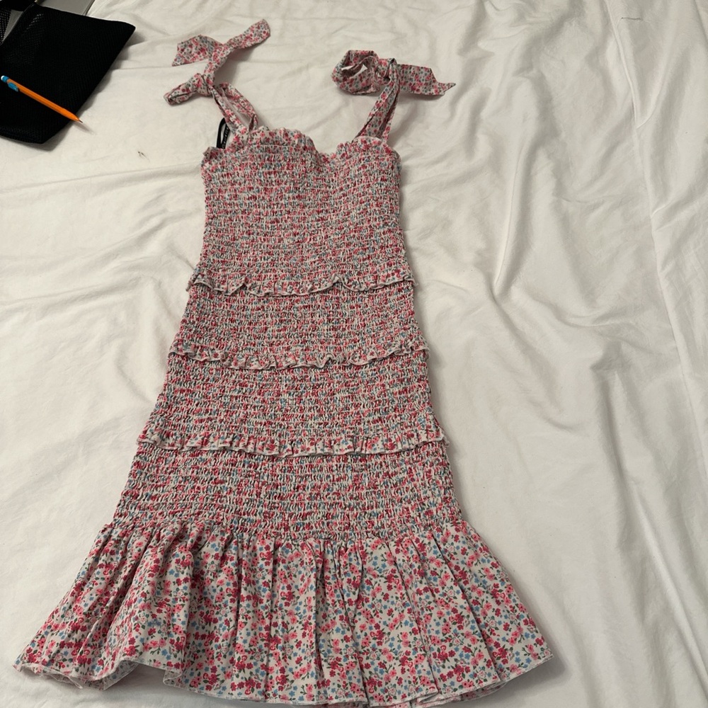 KATIEJNYC mini floral/multi colored dress